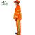 大杨331春夏季环卫服 165 含帽子和袖套 反光透气劳保工作服橘红色长袖套装 定制