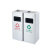 庄太太【A182分类垃圾桶】不锈钢分类垃圾桶环保可回收不可回收果皮箱户外室内物业二分双筒