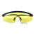 夜视增亮护目镜防远光工业实验室防紫光蓝光UV骑行黄色防眼镜工业品 zx透明色眼镜袋+擦布