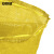 安赛瑞 蔬菜水果网眼袋 70×90cm（100个装）圆织网袋抽绳网兜 尼龙透气网袋编织袋（加密加厚）黄色 24799