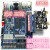 高速双通道14bit A S A9767 FPGA 信号发生器开发板 桔红色 背面焊接母排座 1条SMA转BNC线