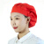 瑞恒柏定制适用于厨房帽女棉做饭带的防油烟防掉头发厨师帽防尘卫生工作 红色 HA09