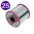 牵跃 松香焊丝 有铅锡丝有铅锡线 Sn25Pb75 单位：卷  1000G/卷（0.8mm） 