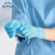 英科医疗（INTCO） 一次性丁腈检查手套 无粉加厚型 蓝色 100只/盒 1盒 S码