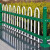 锌钢草坪护栏铁艺围栏栅栏户外小区花园隔离栏绿化带庭院室外栏杆 锌钢纯白款80cm/1m