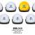 沁度中国建筑安全帽工地国标加厚施工工程头盔abs白色工作帽 新款白色(可改印刷内容)