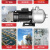 不锈钢多级离心泵CMF高压机床增压泵循环泵1/2寸卧式冷却水泵 2方42米750瓦三相 CMF2-60T