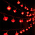 金绿士 新年喜庆装饰红灯笼灯串挂件 春节室内LED氛围灯学校公司商城大红灯笼串 红中国结插电款10米100灯