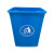 户外大号无盖垃圾桶分类 学校工业加厚办公室塑料垃圾箱小号 小号专用垃圾袋普厚100个