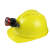 汉盾 HD-HT14-1 V型ABS透气安全帽（带矿灯架，带透气孔，旋钮式帽衬，Y型下颚带，黄色） 橙色