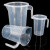 普力捷（PULIJIE）  透明测量计量杯带刻度 塑料量杯5000ml