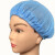 透气网帽男女通用无尘车间防掉头发工厂工作帽帽艾灸浴帽可水洗头套夏 (蓝色)1个