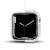 南斯夫（NANSIFU）适用苹果手表Applewatch7保护套PC电镀双钻一体钢化膜适用 iwach9表壳iwach8 透明[双钻镂空] 49MM ( ultra/ultra2代通用)