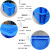 EU周转箱长方形底盘蓝色加厚车载储存物流箱零件收纳配件盒 EU-4622箱-600*400*230mm蓝色