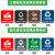 定制户外大号塑料上海四分类垃圾桶带盖240升100小区棕色黑色干湿有害定制 120L蓝+轮+盖-可回收