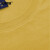 安赛瑞 劳保圆领棉质短袖T恤 夏季吸汗工作汗衫 物业工作服内搭餐饮团队 黄色 XXXL码 11270
