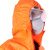 成楷科技 CKB-FNB-1-OR 带帽防渗透工作服 反光连体防护服 橘红色