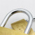 钰启隆  铜锁 薄款挂锁 通开通用钥匙门锁 户外锁 防水防锈 箱包箱柜锁 HL405*1个 