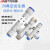 安达通 ZH真空发生器 SMC型大流量树脂机械手配件直插管螺纹式负压气动元件 ZH07DS-01-01-01 