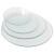 海斯迪克 玻璃表面皿 高透明凹凸皿 盖烧杯圆皿器皿 100mm（1片）