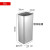 烟灰塑料镀锌板内桶内胆垃圾箱垃圾桶桶厨房方形黑色内桶适用于垃 上口28*22*58