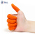 劳博士 一次性乳胶防滑手指套 工业橡胶手指套 劳保手套 橘色 29（大号100只）