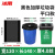冰禹 BYX-200 环卫物业加厚垃圾袋 大号垃圾袋黑色塑料袋（100个）120*140cm平口款
