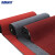 海斯迪克 HKC-14 复合双条纹地垫地毯 防尘防滑蹭土入门垫 大红色宽1.8*15米