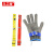 久工保 防割手套 不锈钢5级钢丝加PE钢环铁手套 JG-FGST01 （双） L总长24.5cm