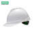 梅思安ABS豪华型一指键帽衬+超爱戴帽衬组合V型有孔安全帽施工建筑防撞头盔白色1顶