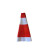 鼎红 路锥套反光交通安全雪糕桶圆锥方锥套反光套印logo定制路锥套