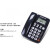 中诺W520来电显示坐式固定电话机办公室单机大铃声老年人座机 W520黑色 免提通话