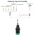 无线气体烙铁套装笔型瓦斯烙铁多功能燃气烙铁套装 单支绿色透明(0.05kg)