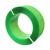 PET塑钢打包带 塑料手工机用带条绿色1608编织捆扎捆绑包装带 绿色半透明加强1608-20公斤 约13