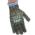 海太尔(HTR)0082混合钢丝防割手套牛皮涂层5级防切割耐磨防穿刺劳保手套 迷彩/灰色 均码