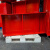 威陆 消火栓箱箱体 室内消防箱箱体800X650X240铁皮红色箱体 不含外框