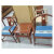 精益盛强 木质茶桌椅家用茶台茶座定制 1茶几2月牙椅含坐垫