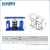 阻尼弹簧减震器冷却塔空调冷水机组水泵风机防震垫变压器隔振平台 HFJ-1-1200