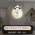 妙普乐带钟表的壁灯现代简约时尚挂表网红餐厅装饰创意时钟壁灯2023钟表 带灯熊猫尺寸35X46.CM 20英寸以上