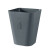普利赛拉 简约分类垃圾桶 北欧无盖清洁桶卫生间办公室纸篓 灰色 大号