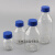 蜀牛蓝盖试剂瓶100-20000ml螺纹口玻璃丝口化学广口样品实验棕色 2L(2000ml)透明黄盖高硼料