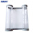 海斯迪克 HKZ-65 PVC塑料软门帘 磁性软门帘磁吸磁铁透明 空调门帘 灰色2mm有配重 0.45m宽×2.4m高/1片