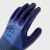 牛郎星手套 点珠PVC劳保手套胶皮手套防滑耐磨 PS888 蓝色均码 1付装
