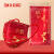 LISM2023口罩一次性中国风男女独立包装渐变色红色国潮我爱国 中国风古风国潮红 50片装