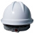 海斯迪克 gnjz-1073 安全认证绝缘安全帽ABS（V型白色透气）可印字 工业防砸抗冲击头盔