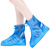 丰稚 PVC防滑防水加厚防雨鞋套 成人男女耐磨雨鞋套  珠光蓝 L码（1双） 