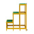 杰安达JAD 玻璃钢绝缘凳 可移动式电力电工安全检修平台 三层绝缘梯凳120*30*50cm
