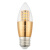 雷士照明（NVC）LED灯泡尖泡E27大螺口蜡烛灯泡照明高亮节能灯 9瓦暖黄光3000K