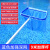 户驾 游泳池捞网打捞网 伸缩杆加强深水网 水池捞叶网清洁工具 蓝色加密深网（9米杆）