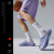 安踏（ANTA）【氮气泡】运动拖鞋男女氮科技篮球软底拖鞋112321801 【男】杨絮紫/淡紫灰-1 6.5 (男39)